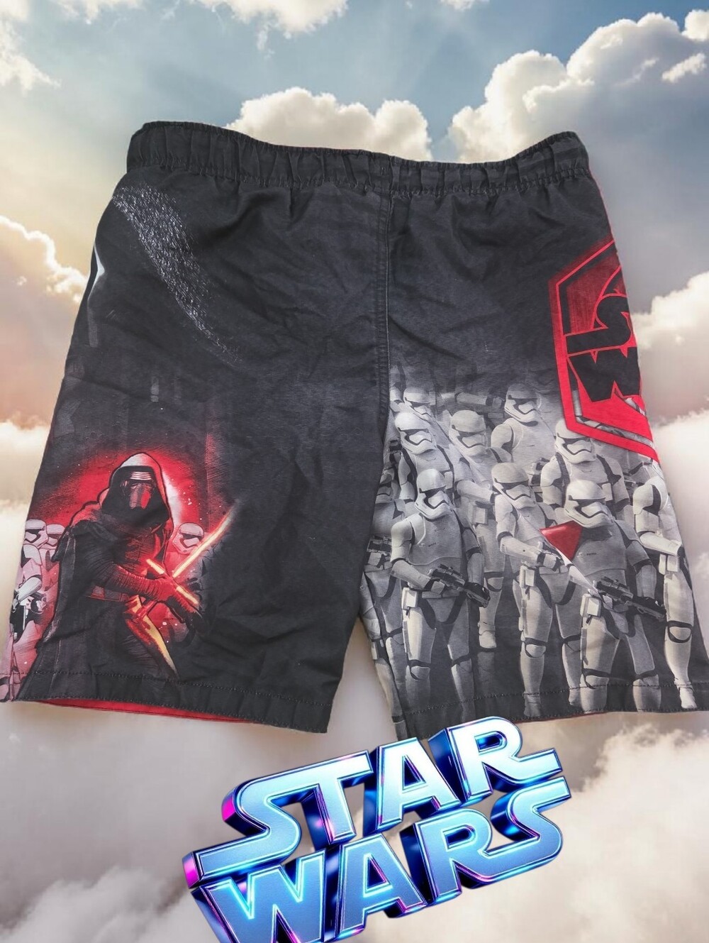 *1498 Star Wars swim trunks shorts Youth size M
